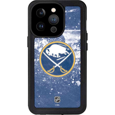 NHL Buffalo Sabres Frozen iPhone 15 Pro Waterproof Case